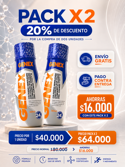 PACK x2 GENEX  20% de descuento