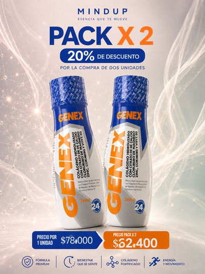 PACK x2 GENEX  20% de descuento