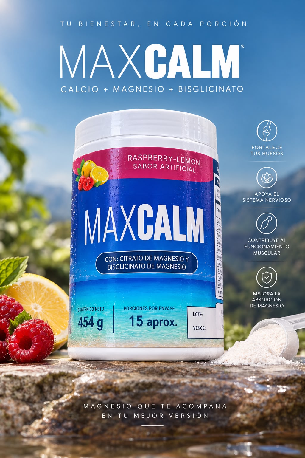 MAXCALM +Envio gratis +contra entrega